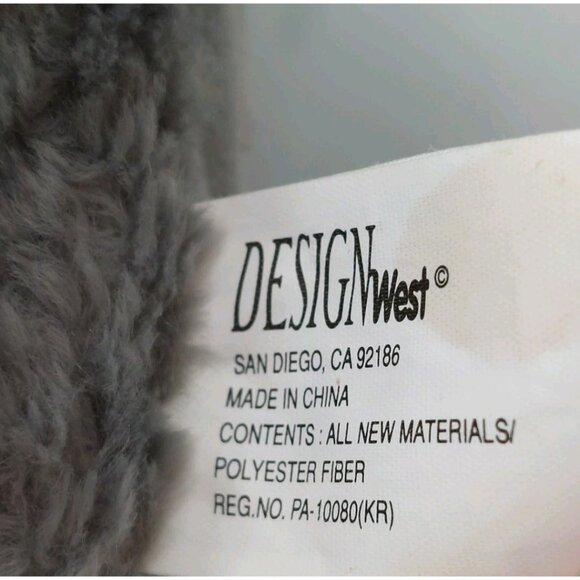 Fat Cat Gray White Plush Design West Neiman Marcus Stuffed Animal Christmas - Picture 8 of 12